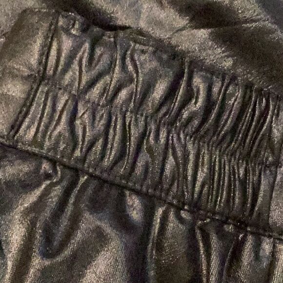 Vintage City Girls Black High Waist  Black Pants Sz 16 Made in USA Funky - Picture 9 of 11